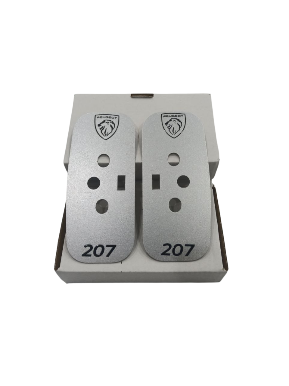 Plaque serrure port Peugeot 207