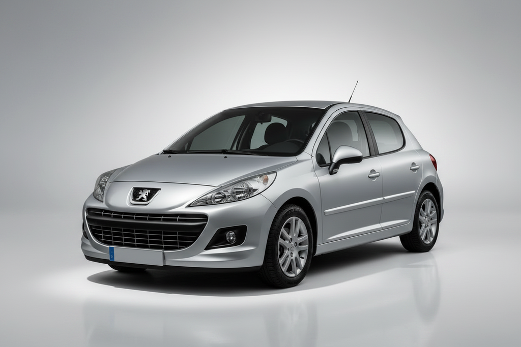 Plaque serrure port Peugeot 207