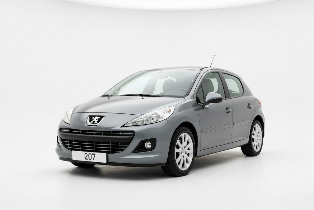 Plaque serrure port Peugeot 207