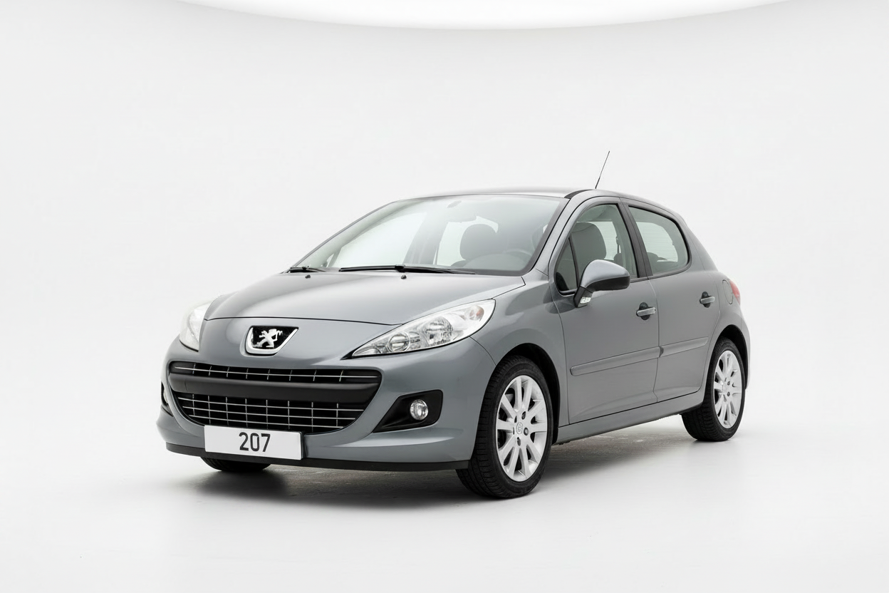 Plaque serrure port Peugeot 207
