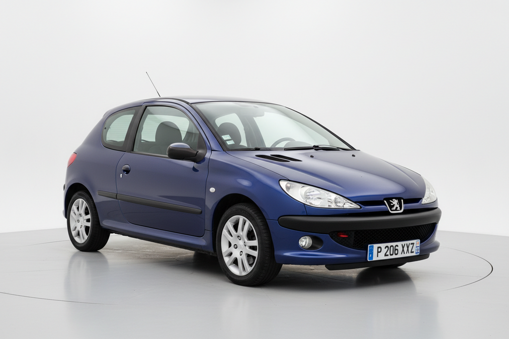 Plaque serreur porte peugeot 206