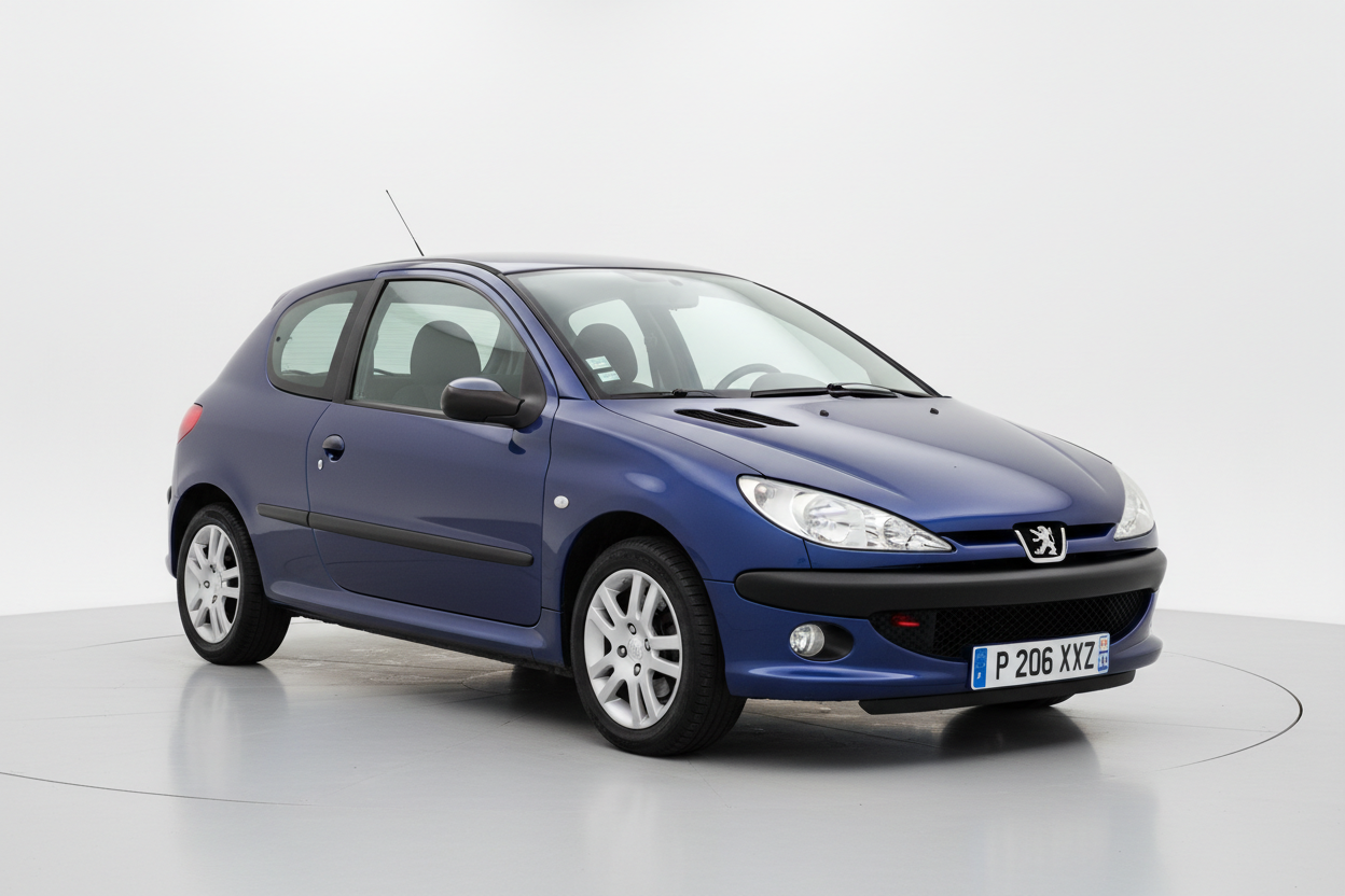 Plaque serreur porte peugeot 206